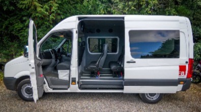 Winter holidays, 9-seat vans