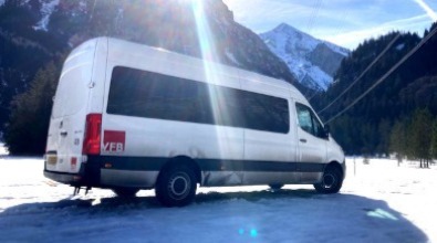 Vans provided on a self-drive basis