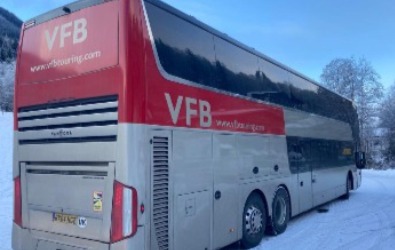 Winter holidays, sleeper buses